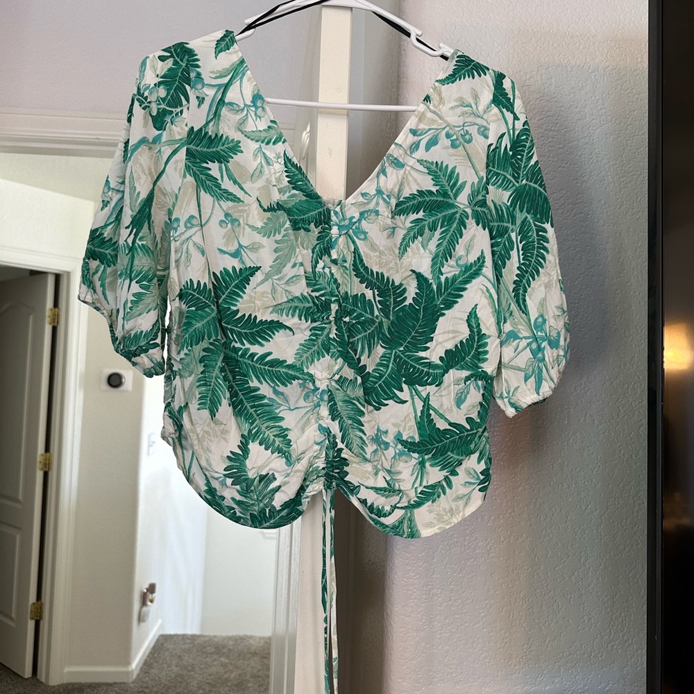 Tropical crop top